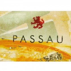 Postkarte - Totem Skyline Passau